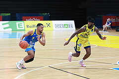 02.10.2022, Graz, Raiffeisen Sportpark Graz, Basketball Superliga 2022/23, Grunddurchgang, Runde 1, UBSC Raiffeisen Graz vs. SKN St. Pölten