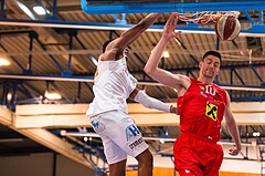 Basketball, ABL 2016/17, Playoff HF Spiel 2, Oberwart Gunners, WBC Wels, Andell Cumberbatch (13)