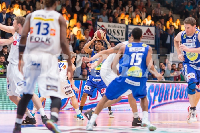 Basketball, ABL 2015/16, Playoff Viertelfinale Spiel 5, Oberwart Gunners vs. Gmunden Swans