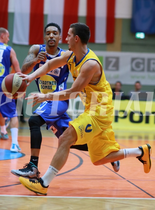 06.11.2015 Basketball ABL 2015/16 Grunddurchgang 11.Runde UBSC Graz vs. Swans Gmunden