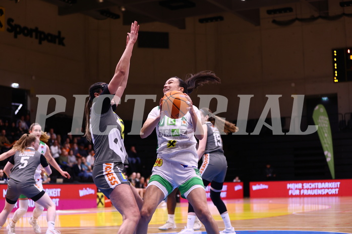 17.04.2025, Graz, Raiffeisen Sportpark, Basketball Damen Superliga 2024/25, Finale Spiel 3, UBI Graz vs. Klosterneuburg Duchess,  