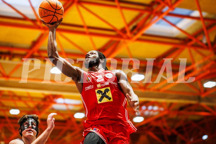 Basketball, win2day Basketball Superliga 2024/25, Grunddurchgang Runde 3, BBC Nord Dragonz, Flyers Wels, Damion Rosser (2)