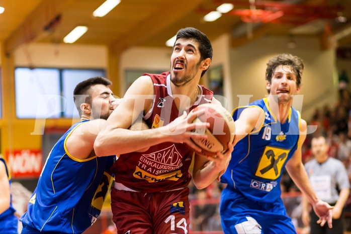 Basketball ABL 2015/16 Grunddurchgang 30.Runde Traiskirchen Lions vs. UBSC Graz