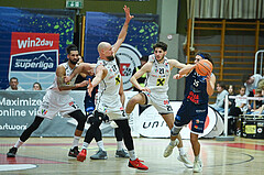 Basketball, Superliga 2024/25, Grunddurchgang 17.Runde, Flyers Wels vs. BBC Nord Dragonz,
