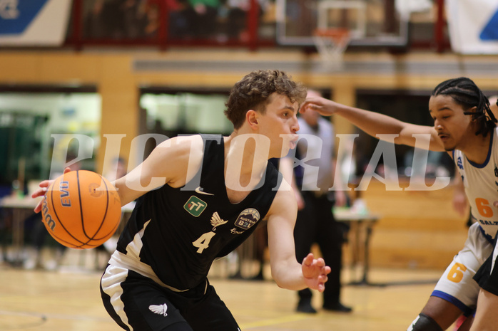 Basketball Zweite Liga 2024/25, Grunddurchgang 19.Runde Raiders Tirol vs. BBU Salzburg


