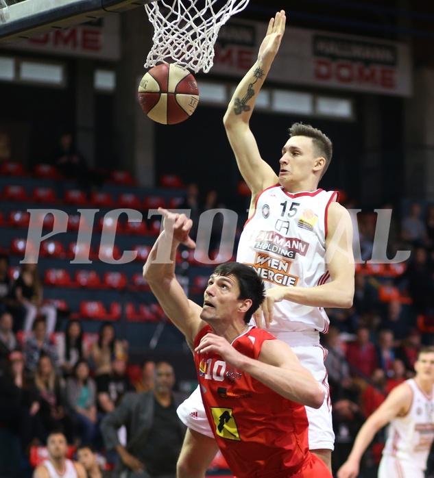 Basketball ABL 2016/17, Playoff VF Spiel 1 BC Vienna vs. WBC Wels