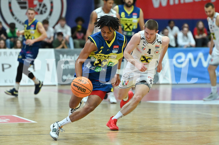 Win2Day Basketball Superliga 2023/24, Playoff,
Viertelfinale Spiel 1, Flyers Wels vs UBSC Graz