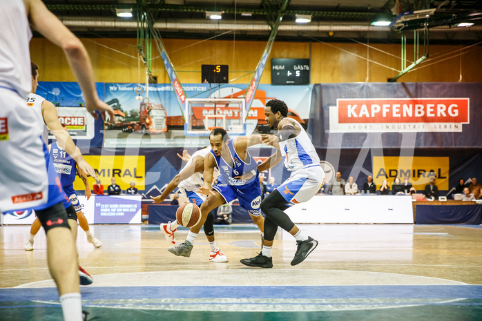 Basketball, Admiral Basketball Superliga 2019/20, Grunddurchgang 10.Runde, Kapfenberg Bulls, Oberwart Gunners, Lawrence Alexander (6)