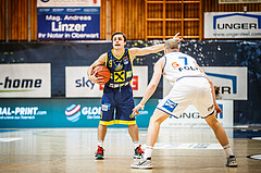 Basketball, bet-at-home Basketball Superliga 2021/22, Grunddurchgang Runde 12, Oberwart Gunners, UBSC Graz, Paul Isbetcherian (9)