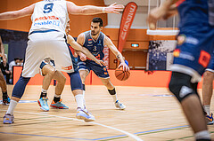 Basketball, Win2Day Superliga 2022/23, 7. Qualifikationsrunde, Vienna Timberwolves, BBC Nord Dragonz, Petar Cosic (3)