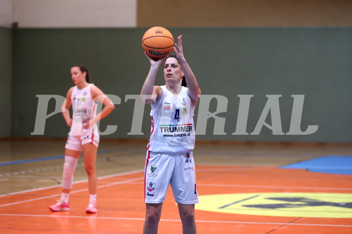 20.03.2024, Graz, Unionhalle A, Basketball Damen Superliga 2023/24, Semifinale, UBSC-DBBC Graz - SKN St. Pölten Frauen,  