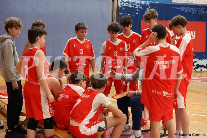 Basketball Superliga 2024/25, SLMU14 Traiskirchen Lions Academy vs. ATSE Graz