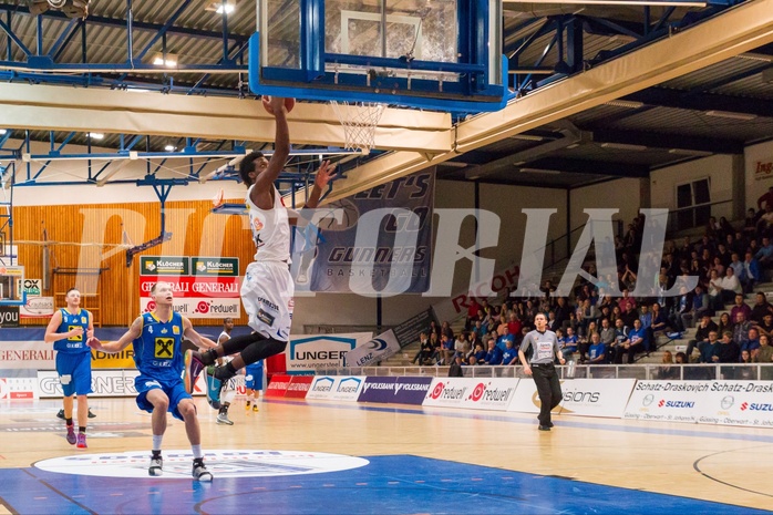 Basketball ABL 2015/16 Grunddurchgang 28.Runde Oberwart Gunners vs. UBSC Graz
