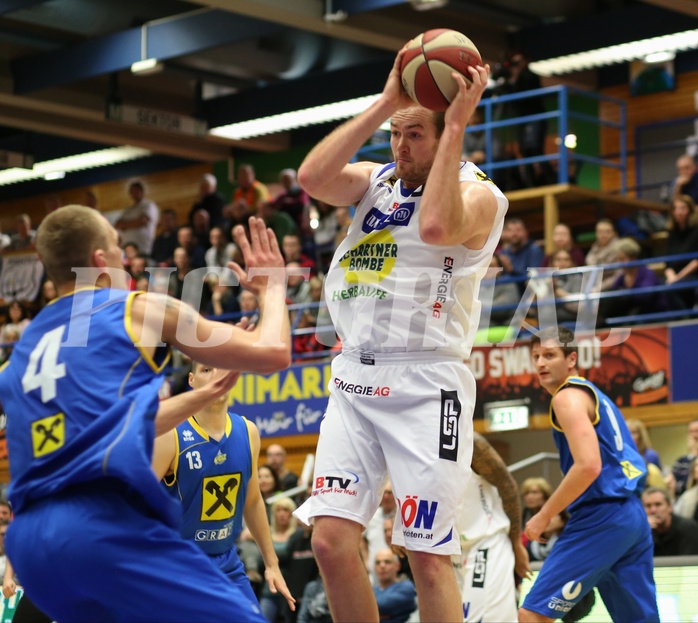 Basketball ABL 2015/16 Grunddurchgang 21.Runde Gmunden Swans vs. UBSC Graz


