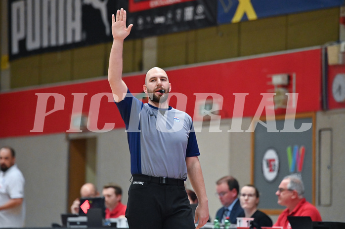 Basketball Superliga 2024/25, Playoff, Viertelfinale Spiel 3, Flyers Wels vs BBC Nord Dragonz,
