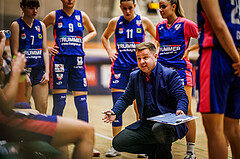 Basketball, Win2Day Basketball Damen Superliga 2023/24, Grunddurchgang 3.Runde, Basket Flames, UBSC Graz, Edvin Brkic(Head Coach)