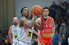 Basketball, Superliga 2024/25, Plazierungsrunde 1.Runde, Flyers Wels vs. Traiskirchen Lions,
