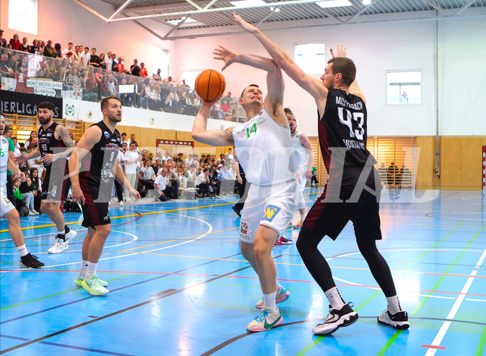Basketball Zweite Liga 2023/24, Playoff, Finale Spiel 2 Union Deutsch Wagram Aligators vs. Mistelbach Mustangs
