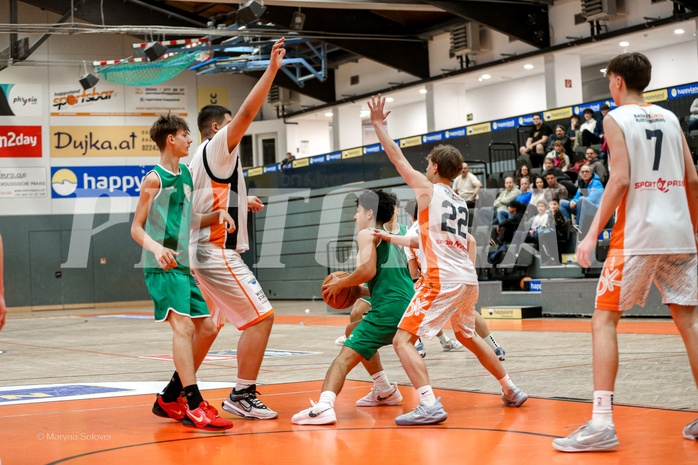 29.03.2025 Österreichischer Basketballverband 2024/25, SLMU16, Basket Dukes vs. KOS Celovec