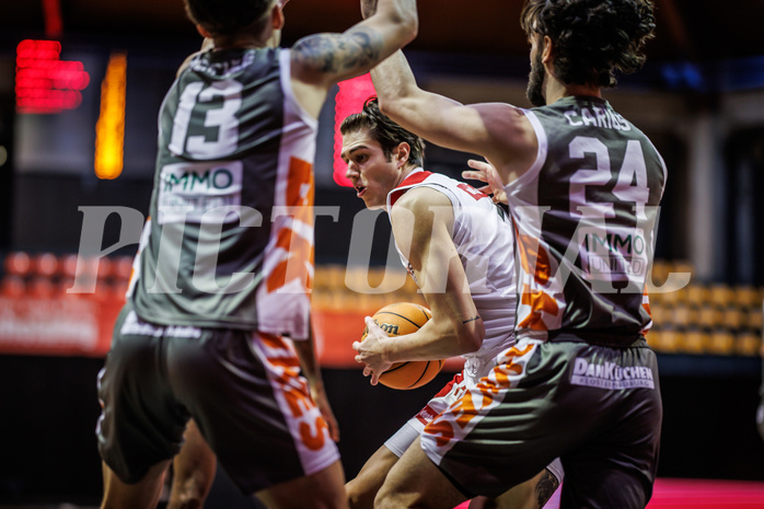 Basketball, Win2Day Superliga 2023/24, Grunddurchgang 18.Runde, BC Vienna, Klosterneuburg Dukes, Darko Bajo (13)