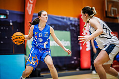 Basketball, Win2Day Basketball Damen Superliga 2023/24, Grunddurchgang 10.Runde, Vienna Timberwolves, DBB LZ OÖ, Ivona Pilic (15)