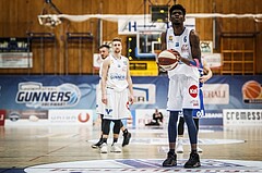 Basketball, ABL 2018/19, Playoff HF Spiel 1, Oberwart Gunners, Gmunden Swans, Dwane Miner (6)