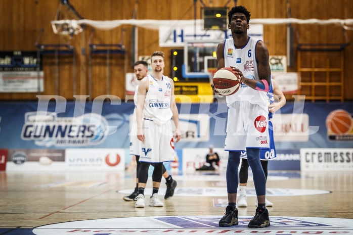 Basketball, ABL 2018/19, Playoff HF Spiel 1, Oberwart Gunners, Gmunden Swans, Dwane Miner (6)