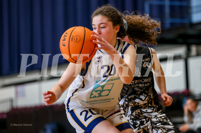 01.03.2025 Österreichischer Basketballverband 2024/25, SLWU16 WAT 3 Capricorns vs. VKL Vikings Swans