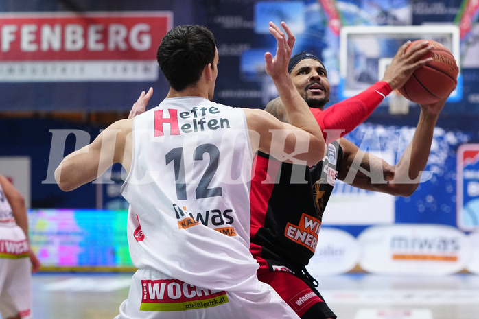 Basketball Superliga 2021/22, Grundduchgang 16.Runde , Kapfenberg Bulls vs. BC Vienna