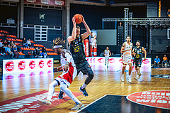 Basketball, Win2Day Superliga 2022/23, Grunddurchgang 5.Runde, BC GGMT Vienna, Raiffeisen Flyers Wels, Jahenns Manigat (21), Arvydas Gydra (13)