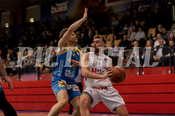 Basketball, Basketball Superliga 2022/23, Grunddurchgang Runde 18, Kapfenberg Bulls, SKN St. P