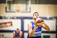 Basketball, bet-at-home Basketball Superliga 2019/20, Platzierungsrunde 3.Runde, SKN St. Pölten Basketball, Oberwart Gunners, Ignas Fiodorovas (5)