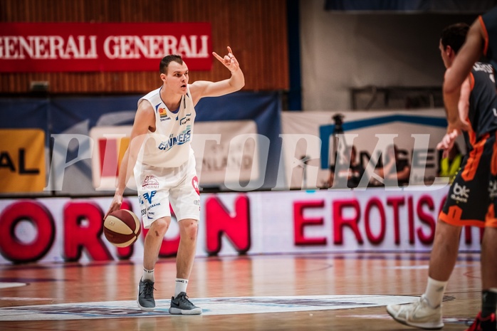 Basketball, ABL 2017/18, Grunddurchgang 35.Runde, Oberwart Gunners, Klosterneuburg Dukes, Sebastian Käferle (7)