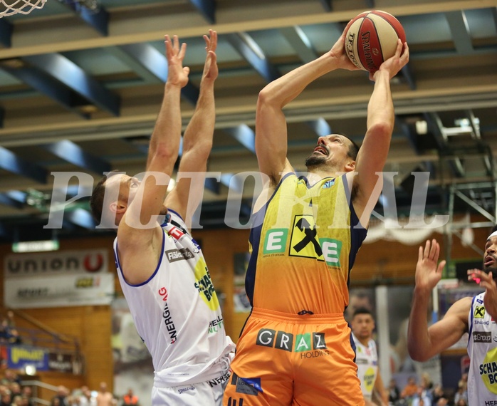 Basketball Basketball Superliga 2019/20, Grunddurchgang 6.Runde Gmunden Swans vs. UBSC Graz