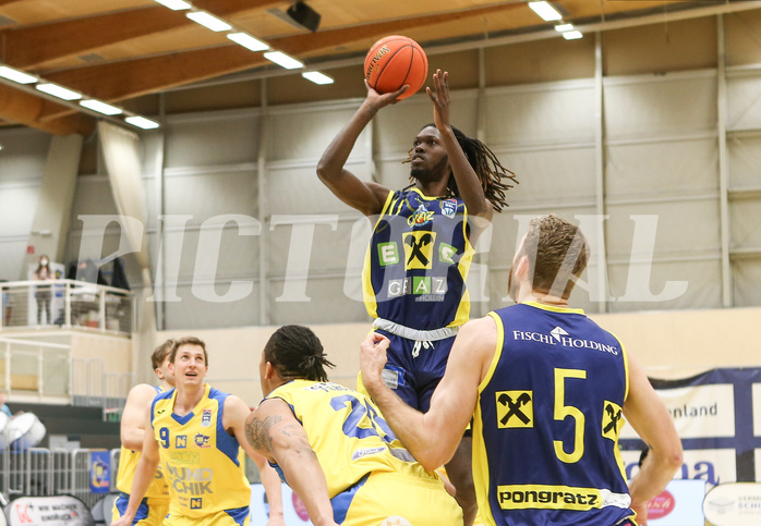 Basketball Superliga 2021/22, 7.Plazierungsrunde SKN St.Pölten vs. UBSC Graz