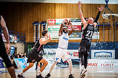 Basketball, bet-at-home Basketball Superliga 2020/21, Grunddurchgang, 4. Runde, Oberwart Gunners, Raiffeisen Flyers Wels, Quincy Diggs (13)