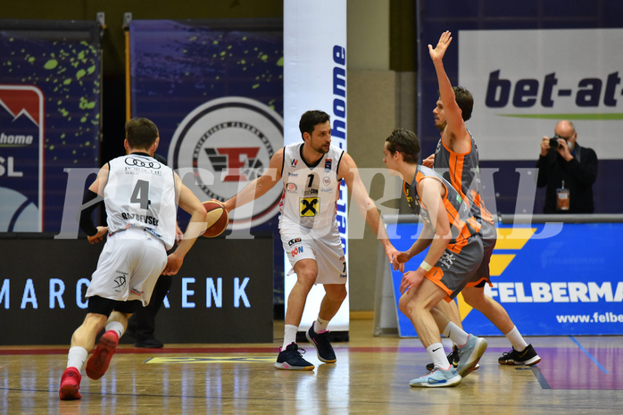 Basketball Superliga 2020/21, Grunddurchgang 18. Runde Flyers Wels vs. Klosterneuburg Dukes, Davor Lamesic (7),