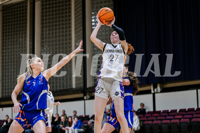 01.03.2025 Österreichischer Basketballverband 2024/25, SLWU19 Vienna United vs. DBB Basketgirls Wels