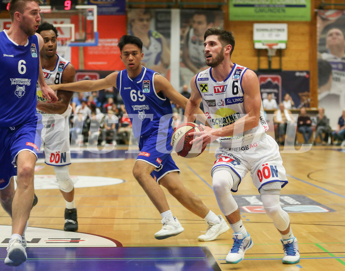 Basketball Basketball Superliga 2019/20, Grunddurchgang 10.Runde Gmunden Swans vs. D.C. Timberwolves


