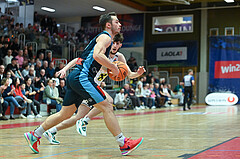 Basketball, Superliga 2023/24, Grunddurchgang 22. Runde, Flyers Wels vs. Vienna Timberwolves,