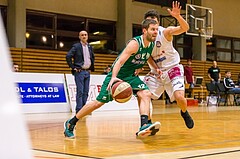 Basketball, 2.Bundesliga, Grunddurchgang 11.Runde, Mattersburg Rocks, KOS Celovec, Christian Erschen (12), Stefan ULREICH (11)