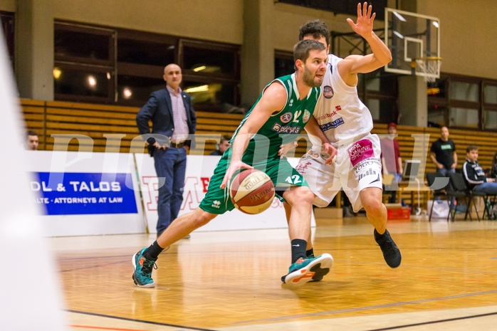 Basketball, 2.Bundesliga, Grunddurchgang 11.Runde, Mattersburg Rocks, KOS Celovec, Christian Erschen (12), Stefan ULREICH (11)