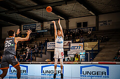 Basketball, bet-at-home Basketball Superliga 2021/22, Grunddurchgang Runde 16, Oberwart Gunners, Klosterneuburg Dukes, Florian Köppel (8)