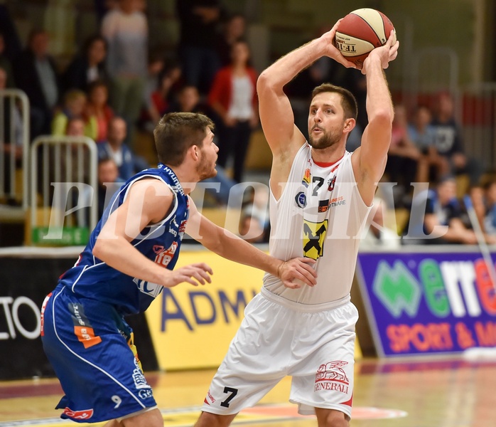 Basketball ABL 2015/16 Grunddurchgang 4.Runde WBC Wels vs Kapfenberg Bulls