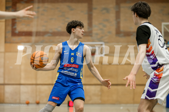 27.04.2025 Österreichischer Basketballverband 2024/25, SLMU16, VF Vienna United vs. SKN St. Pölten
