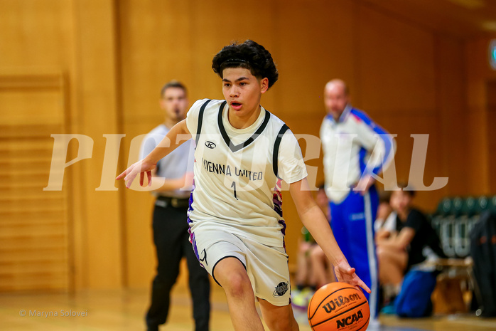 01.12.2024 Österreichischer Basketballverband 2024/25, SLMU16, Post SV Wien vs. Swarco Raiders
