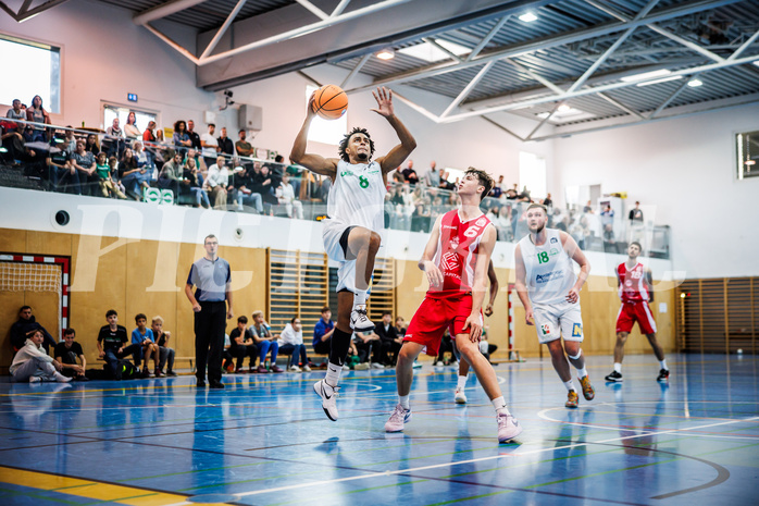 Basketball, Basketball Zweite Liga 2024/25, Grunddurchgang 1.Runde, Deutsch Wagram Alligators, Upper Austrian Ballers, Steven Kaltenbrunner (8)