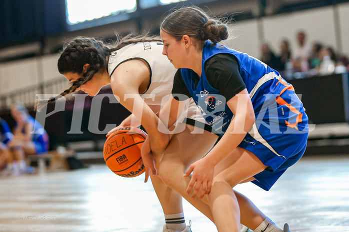 27.04.2025 Österreichischer Basketballverband 2024/25, SLWU16 VF Basket Flames UNION vs. DBB  Basketgirls Wels