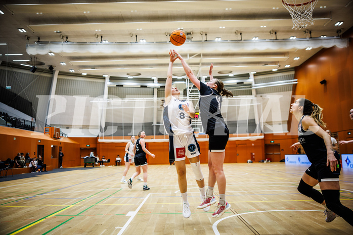 Basketball, Win2Day Basketball Damen Superliga 2024/25, Grunddurchgang 14.Runde, Vienna Timberwolves, Basket Flames, Aleksandra Novakovic (8)