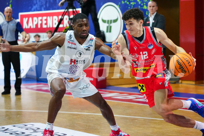 Win2day Basketball Superliga 2023/24, Grunddurchgang, 9. Runde, Kapfenberg vs. Traiskirchen


